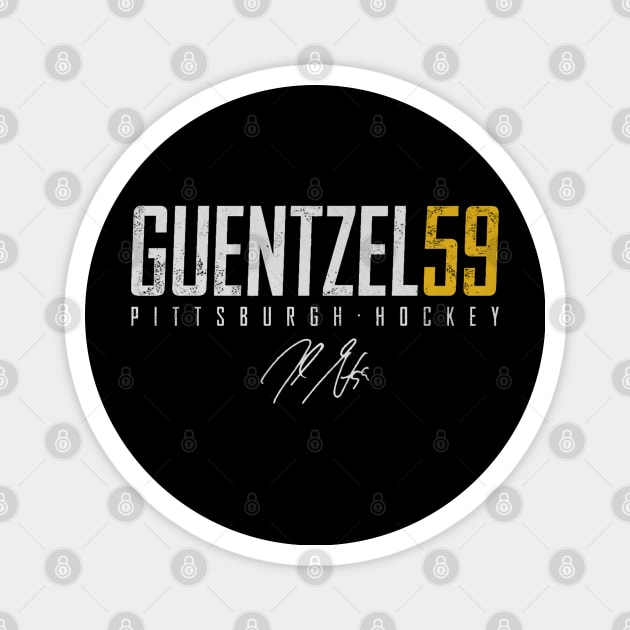 Jake Guentzel Pittsburgh Elite Magnet by TodosRigatSot